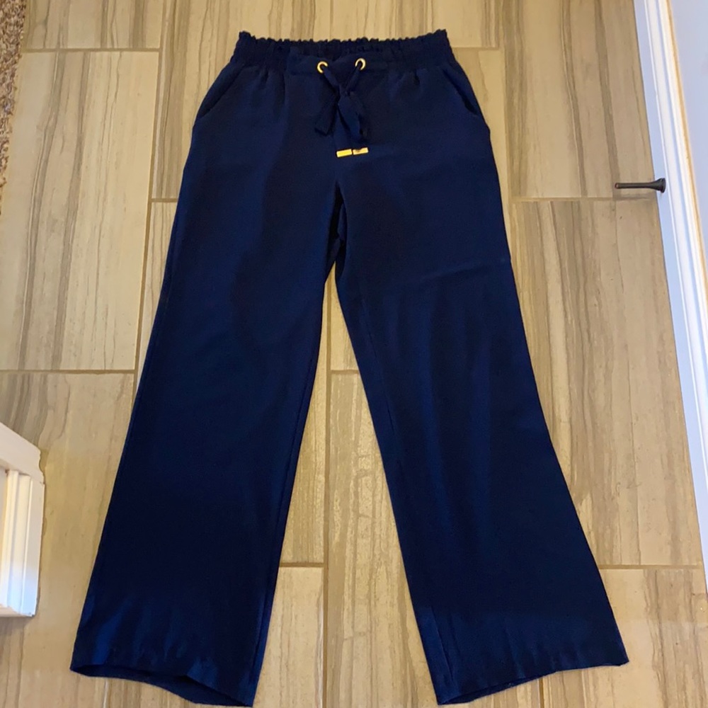 Michael Kors Tie-Waist Wide Leg Trousers